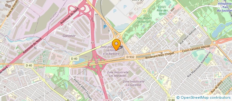 localisation de l'entreprise LA CENTRALE DES PROS à VELIZY-VILLACOUBLAY