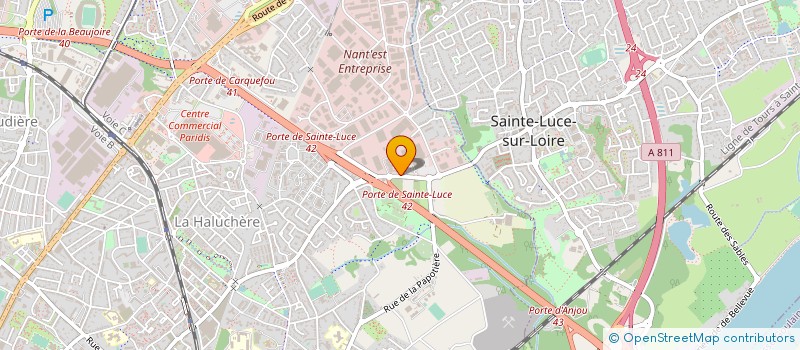 localisation de l'entreprise LA CENTRALE DES RAMONEURS à VERTOU