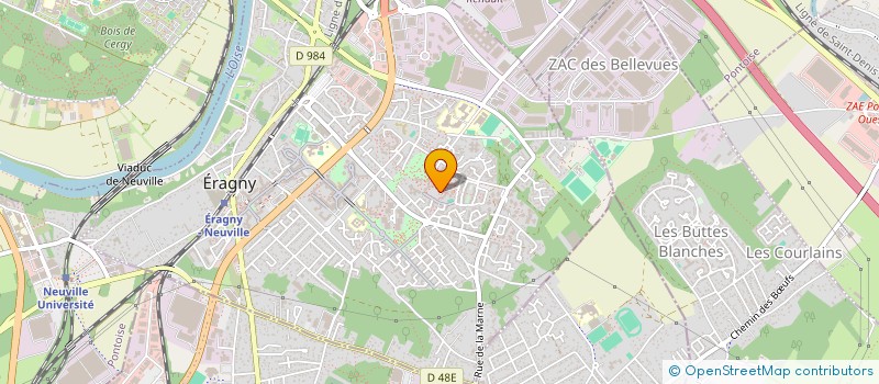 localisation de l'entreprise LA CENTRALE DES SERVICES ET SURETE  ERAGNY