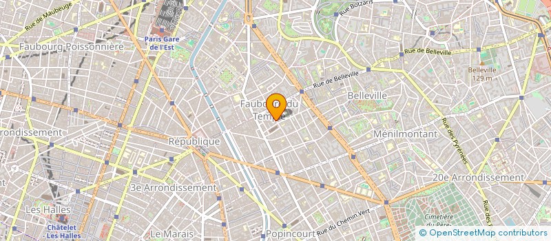 localisation de l'entreprise LA CENTRALE DES SOLS à PARIS