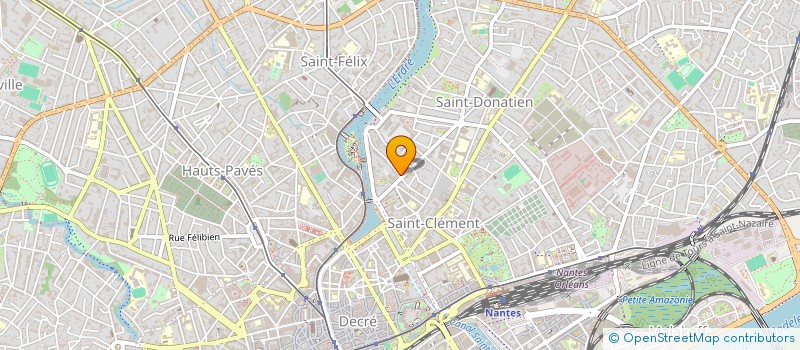 localisation de l'entreprise LA CENTRALE DU CREDIT à NANTES