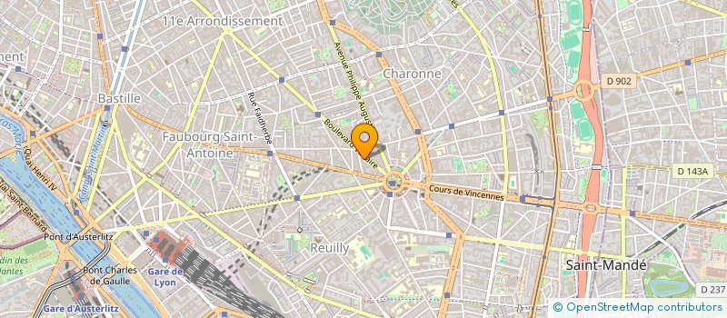 localisation de l'entreprise LA CENTRALE DU LINGE DE MAISON à PARIS