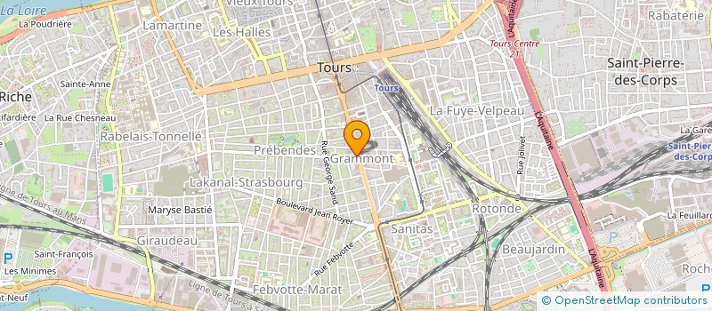 localisation de l'entreprise LA CENTRALE DU NEUF à TOURS