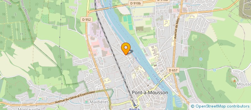 localisation de l'entreprise LA CENTRALE DU PARE BRISE  PONT-A-MOUSSON