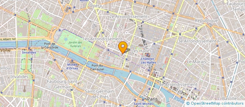 localisation de l'entreprise LA CENTRALE DU PLI à PARIS