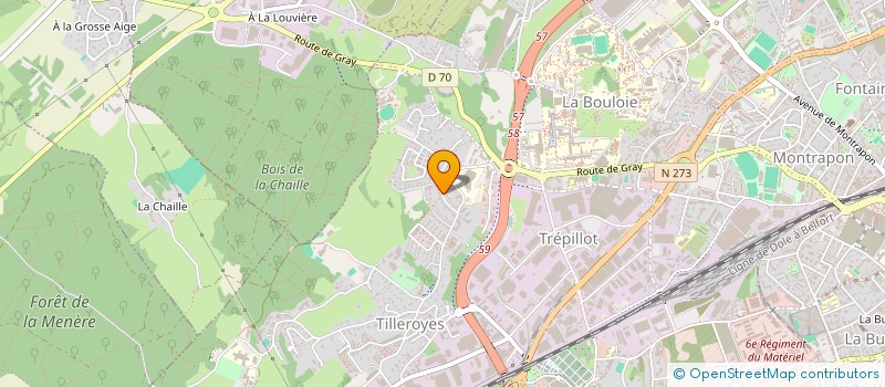 localisation de l'entreprise LA CENTRALE INDUSTRIE  BESANCON