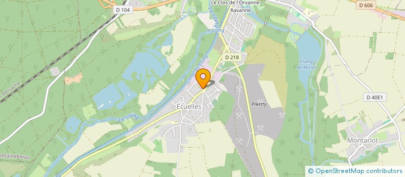 localisation de l'entreprise LA CERAMIQUE  MORET-LOING-ET-ORVANNE