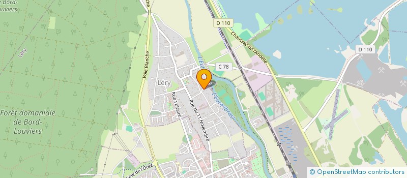 localisation de l'entreprise LA CERAMIQUE DE LERY  LERY