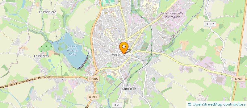 localisation de l'entreprise LA CEREMONIALE à LA FERTE MACE