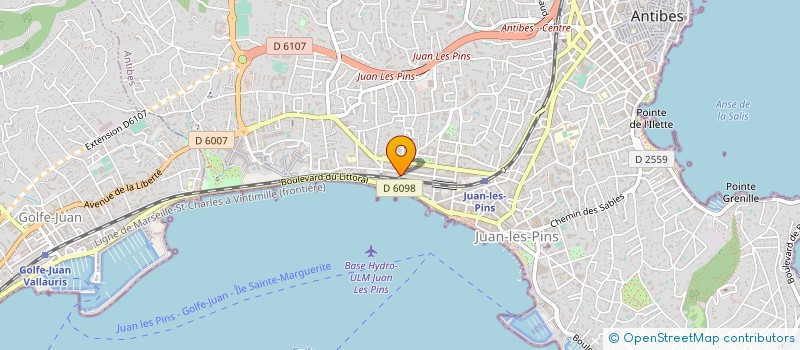 localisation de l'entreprise LA CERISAIE à ANTIBES