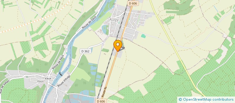 localisation de l'entreprise LA CERISAIE  AUGY