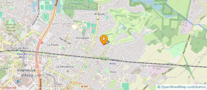 localisation de l'entreprise LA CERISAIE à VILLENEUVE-D'ASCQ