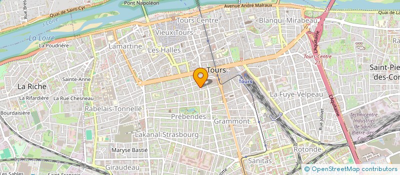 localisation de l'entreprise LA CERISAIE  TOURS