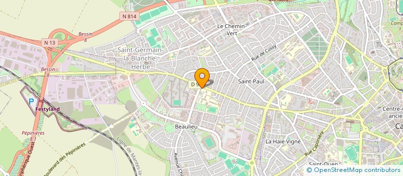 localisation de l'entreprise LA CERISAIE à CAEN
