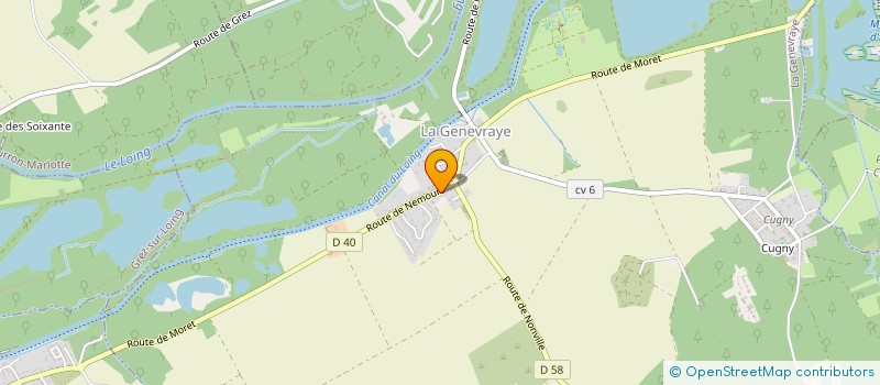 localisation de l'entreprise LA CERISAIE  LA GENEVRAYE