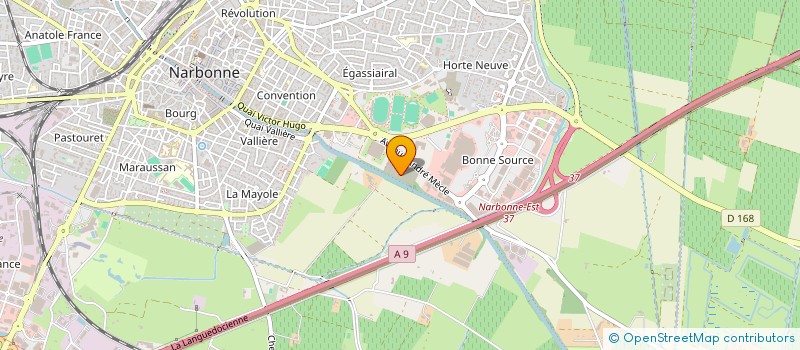 localisation de l'entreprise LA CERISAIE à NARBONNE