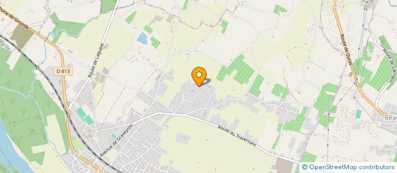 localisation de l'entreprise LA CERISAIE  SAINTE-BAZEILLE