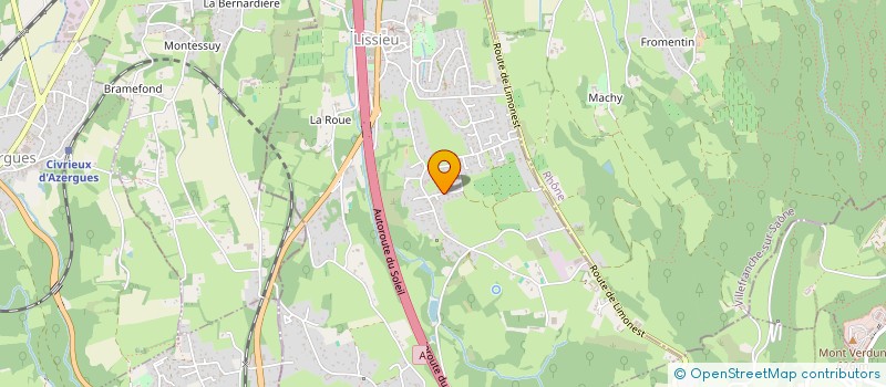 localisation de l'entreprise LA CERISAIE  LISSIEU