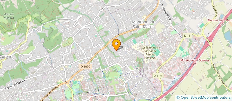 localisation de l'entreprise LA CERISAIE CLUB à MEYLAN