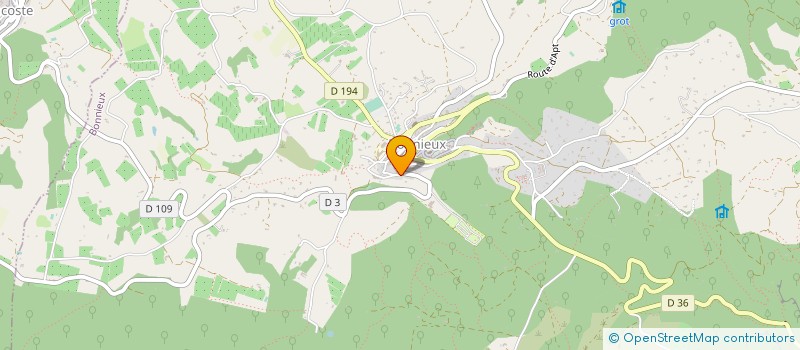 localisation de l'entreprise LA CERISE à BONNIEUX