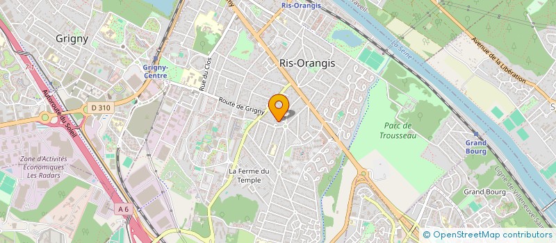 localisation de l'entreprise LA CERISE à RIS-ORANGIS