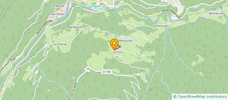 localisation de l'entreprise LA CERISE  QUEIGE