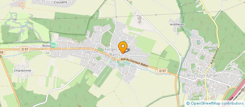 localisation de l'entreprise LA CERISE  FORGES-LES-BAINS