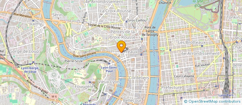 localisation de l'entreprise LA CERISE AGENCY à LYON