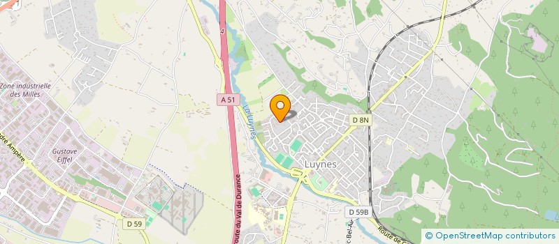 localisation de l'entreprise LA CERISE BIO à AIX-EN-PROVENCE