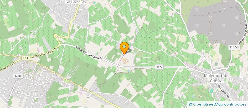 localisation de l'entreprise LA CERISE MONTOLIN à MALEMORT-DU-COMTAT