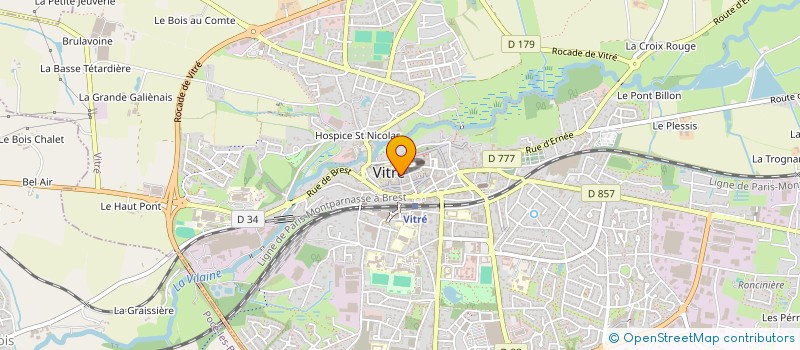 localisation de l'entreprise LA CERISE SUR LE BATEAU  VITRE