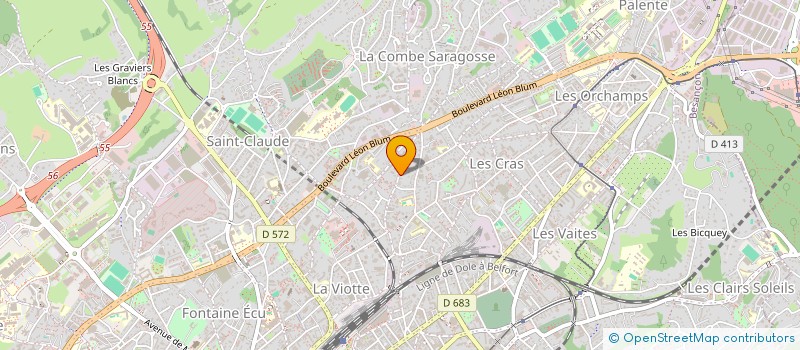 localisation de l'entreprise LA CERISE SUR LE CAMION à BESANCON
