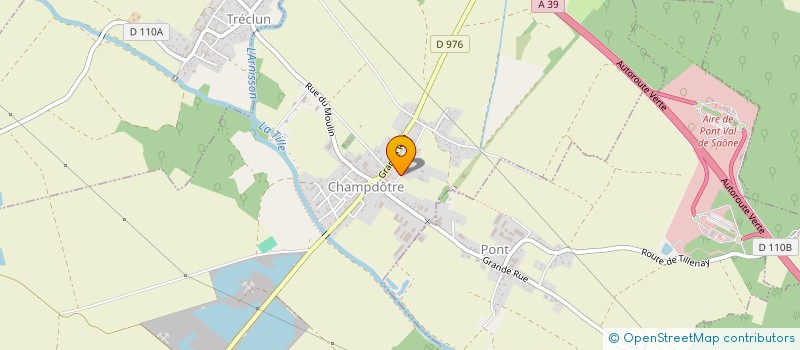 localisation de l'entreprise LA CERISE SUR LE CONSEIL  CHAMPDOTRE