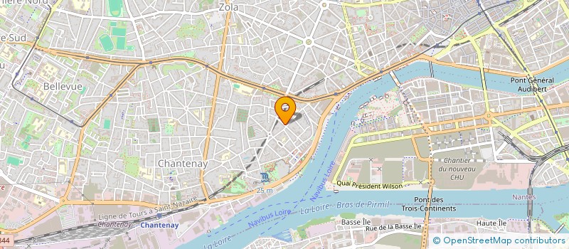 localisation de l'entreprise LA CERISE SUR LE GATEAU à NANTES