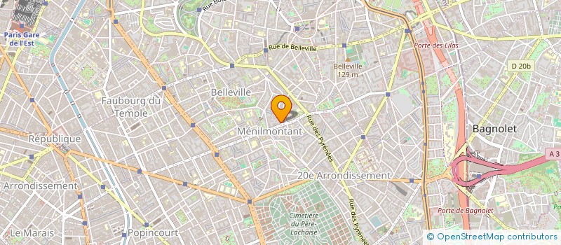 localisation de l'entreprise LA CERISE SUR LE GHETTO  PARIS