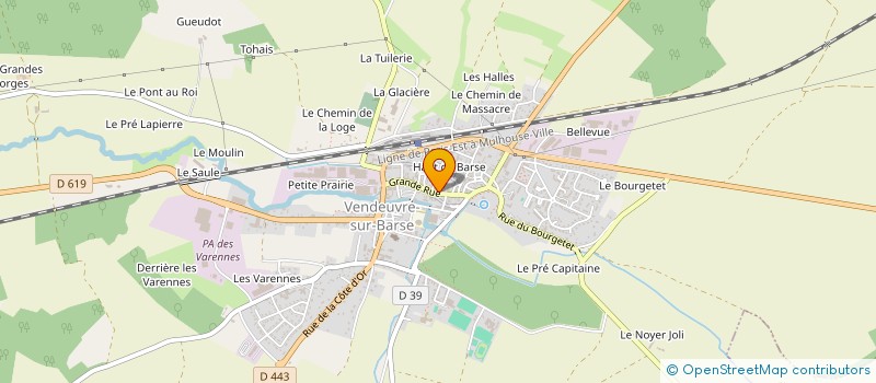 localisation de l'entreprise LA CERISERAIE  TRANNES