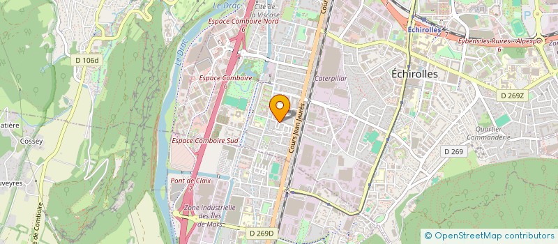 localisation de l'entreprise LA CERISERAIE SARL à ECHIROLLES