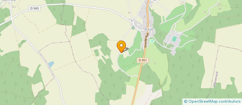 localisation de l'entreprise LA CERISERIE  ETOGES