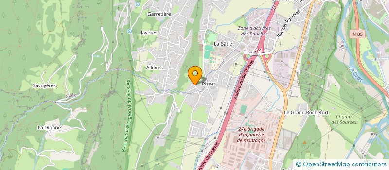 localisation de l'entreprise LA CERISETTE  CLAIX