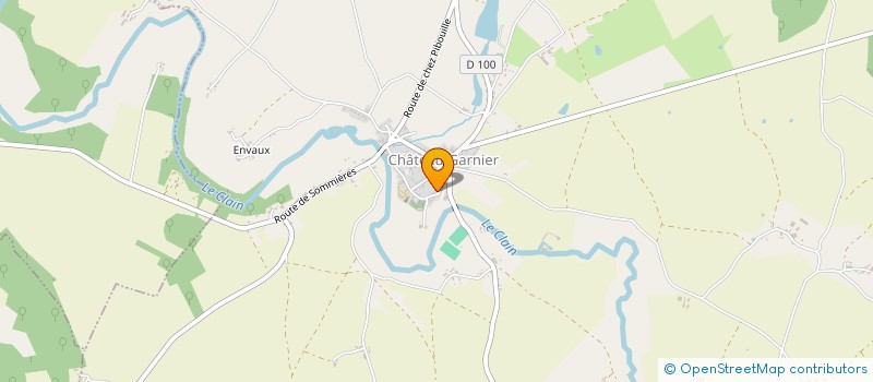 localisation de l'entreprise LA CERISOLEE  CHATEAU-GARNIER