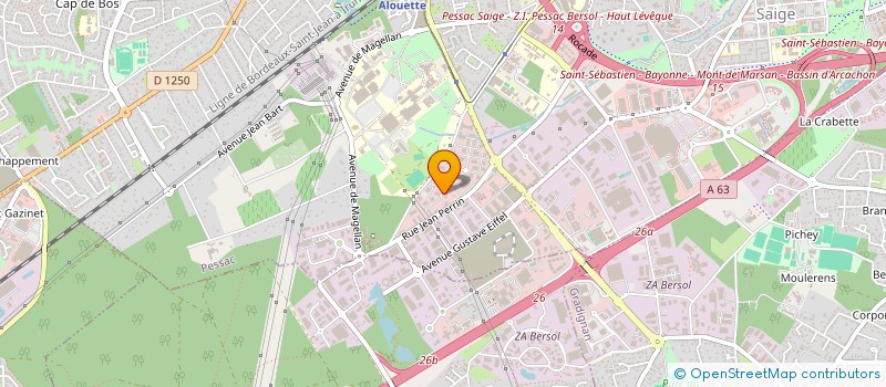 localisation de l'entreprise LA CERTIFICATION DE PERSONNES à PESSAC