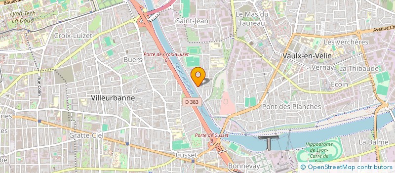 localisation de l'entreprise LA CERTITUDE AL YAQUINE  VILLEURBANNE