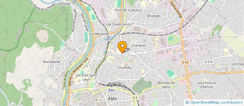 localisation de l'entreprise LA CEVENNE ROMANESQUE  ALES