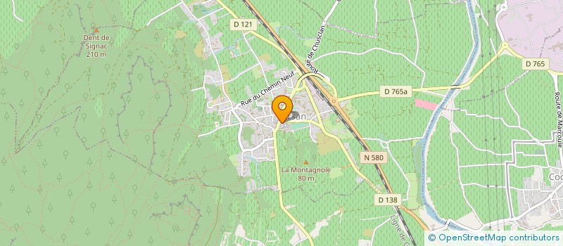 localisation de l'entreprise LA CEVENOLE  ORSAN