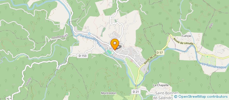 localisation de l'entreprise LA CEVENOLE  COLOGNAC