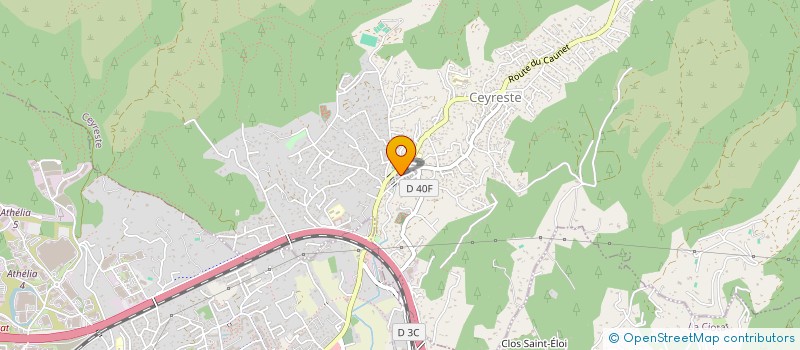 localisation de l'entreprise LA CEYRESTENNE à CEYRESTE