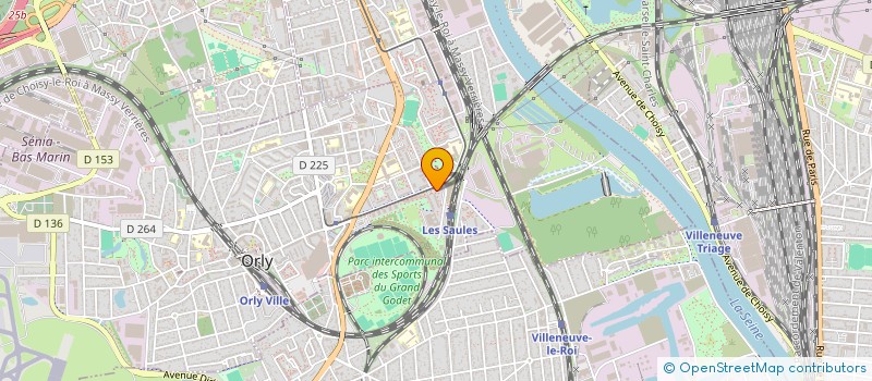 localisation de l'entreprise LA CGT AEROPORTS DE PARIS à ORLY