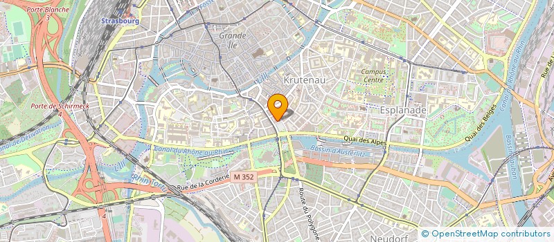 localisation de l'entreprise LA CGT COMMUNAUTE URBAINE DE STRASBOURG à STRASBOURG