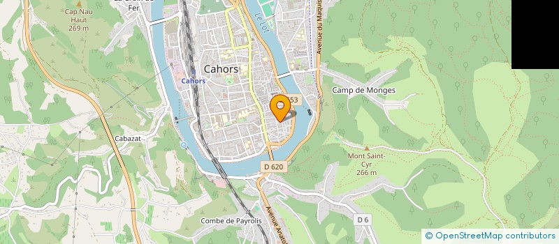 localisation de l'entreprise LA CGT EDUC'ACTION DU LOT  CAHORS