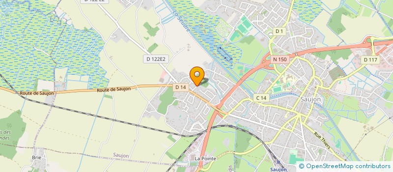 localisation de l'entreprise LA CH'NAU DU BREUIL  SAUJON